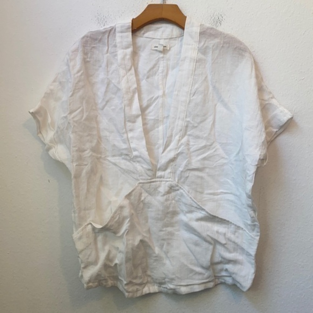 SILENCE AND NOISE URBAN OUTFITTERS WHITE BLOUSE
